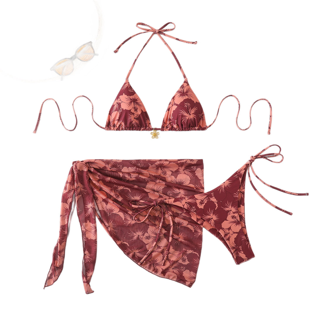 Damen Triangel-Bikini mit Wickelrock Echo Archiv