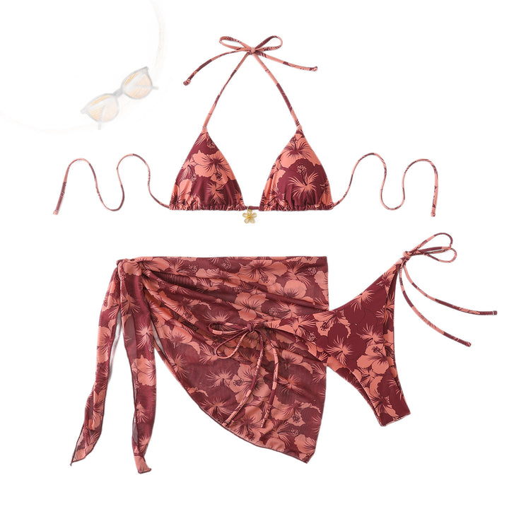 Damen Triangel-Bikini mit Wickelrock Echo Archiv