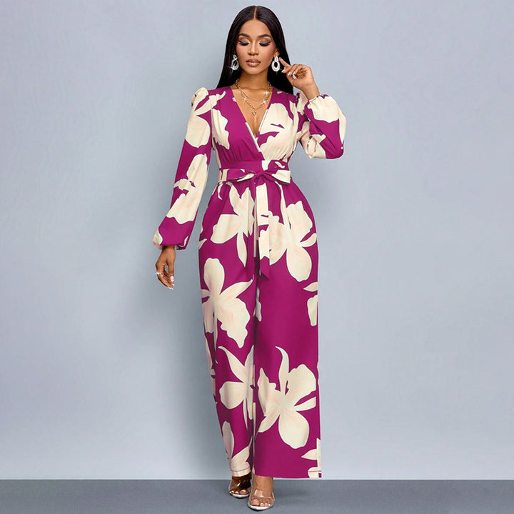 Damen Elegantes Maxikleid mit tiefem V-Ausschnitt und Novoline Echo Archiv