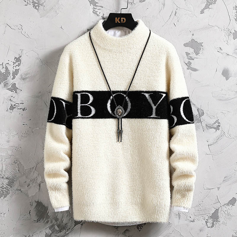 Damen Hochwertiger, kuscheliger Pullover mit Stehkragen Echoarchiv