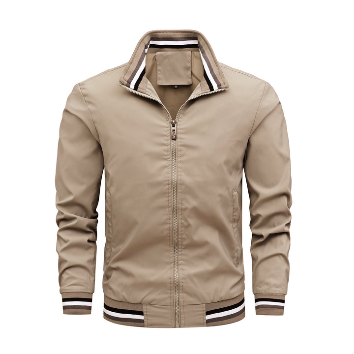 Herren sportliche Freizeitjacke mit modernem Stehkragen Echoarchiv