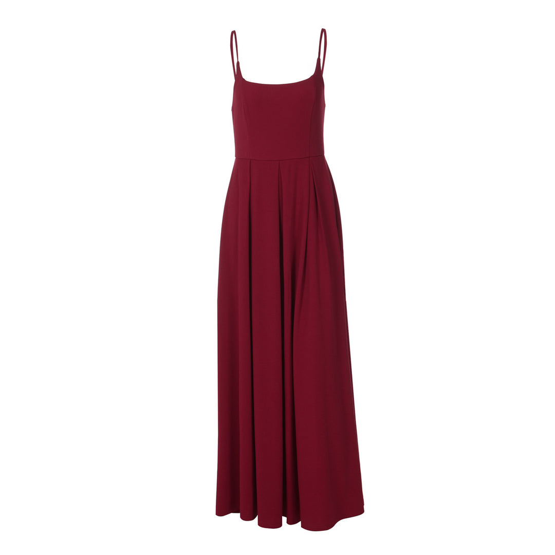 Damen Fließendes Maxikleid mit schmalen Spaghettiträgern und elegantem Schnitt Echo Archiv