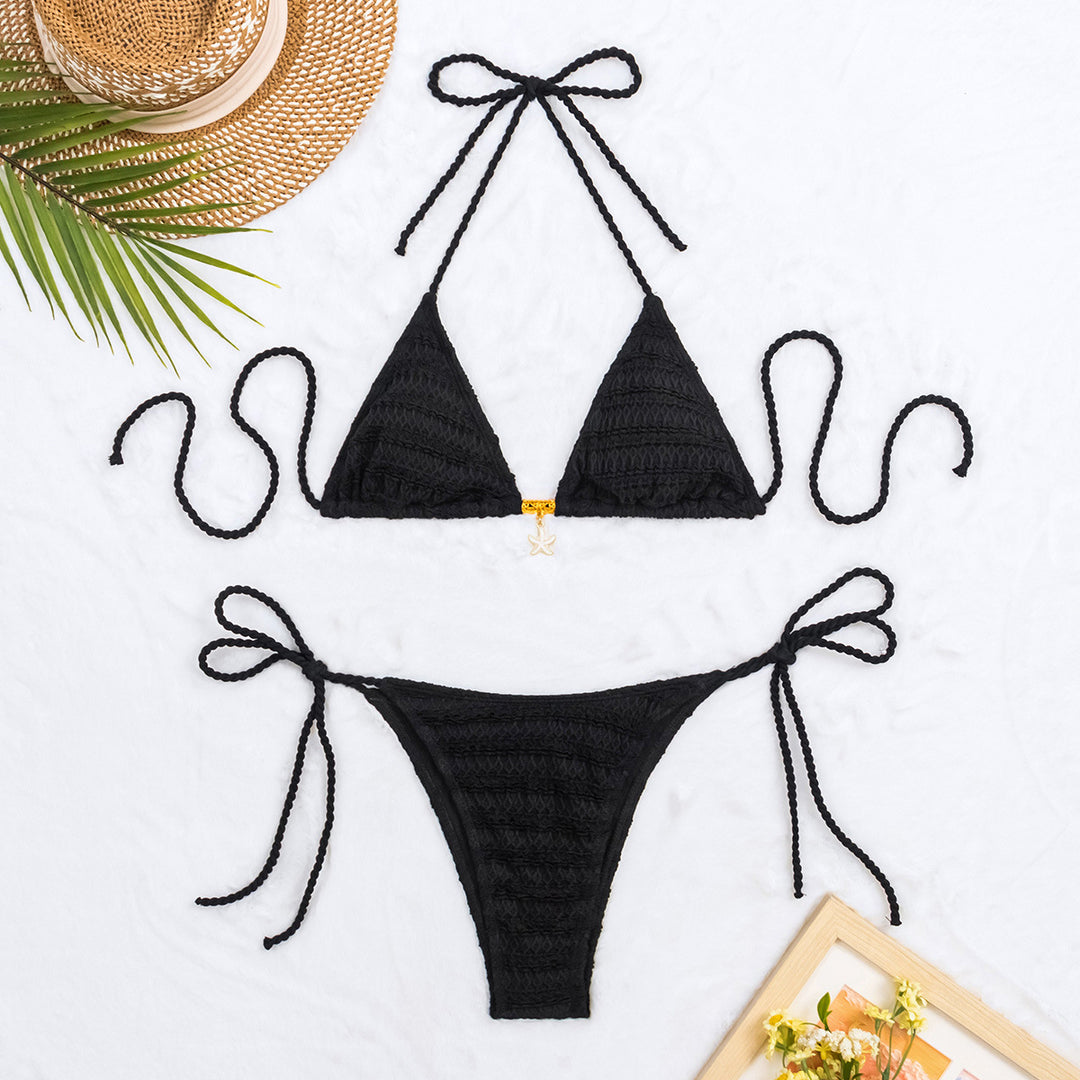 Damen Triangel-Bikini mit funkelnden Details Echo Archiv