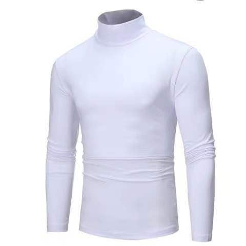 Herren Rollkragenpullover aus elastischem Material mit eng anliegendem Schnitt Echoarchiv