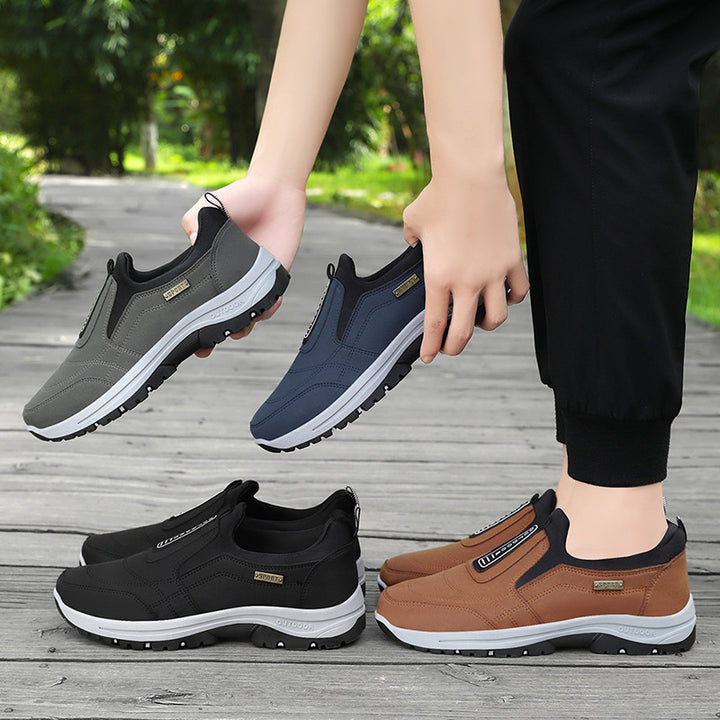 Herren nan strapazierfähiger Slip-On Outdoor-Wanderschuh mit wasserabweisender Mikrofaseroberfläche und griffiger Profilsohle Echo Archiv