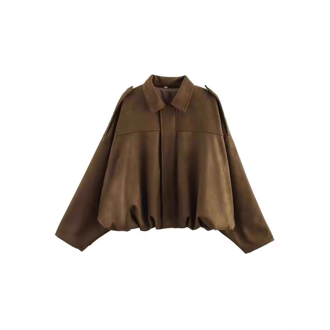 Damen Modische Oversized Jacke Echo Archiv