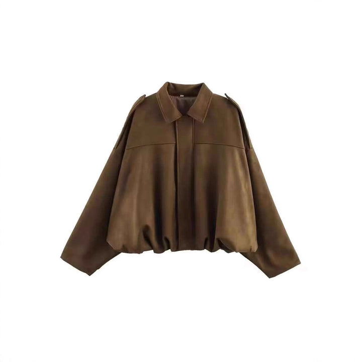 Damen Modische Oversized Jacke Echo Archiv