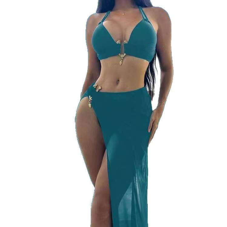 Damen Bikiniset mit transparentem Maxiröckchen Echo Archiv