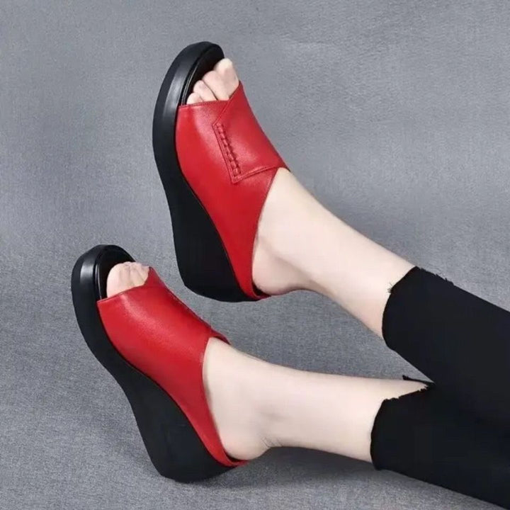 Damen nan orthopädisch inspirierte Schlupf‑Mule mit viskoelastischem Memory‑Fußbett Echo Archiv