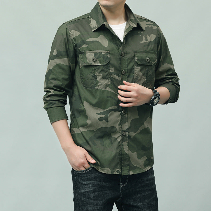 Herren Camouflage-Shirt mit Taschen Echo Archive