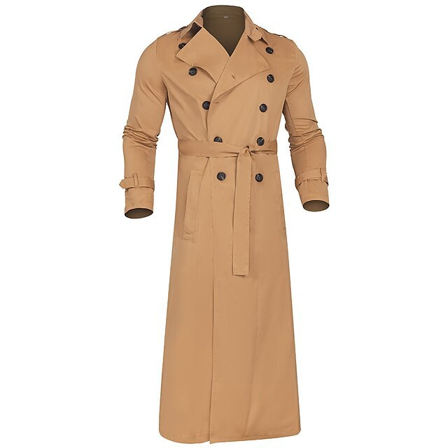Herren eleganter Übergangsmantel mit modernem Schnitt und praktischen Taschen Echoarchiv