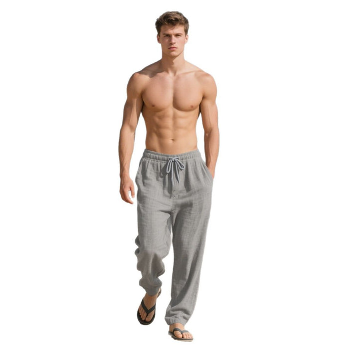 Herren lässige Freizeithose mit elastischem Bund und praktischen Taschen Echoarchiv