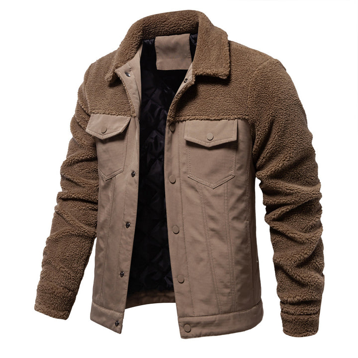 Herren gefütterte Jacke im Jeansstil Echoarchiv