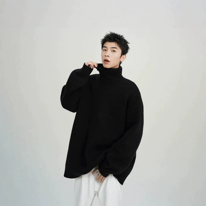 Unisex Oversized Rollkragenpullover Echoarchiv