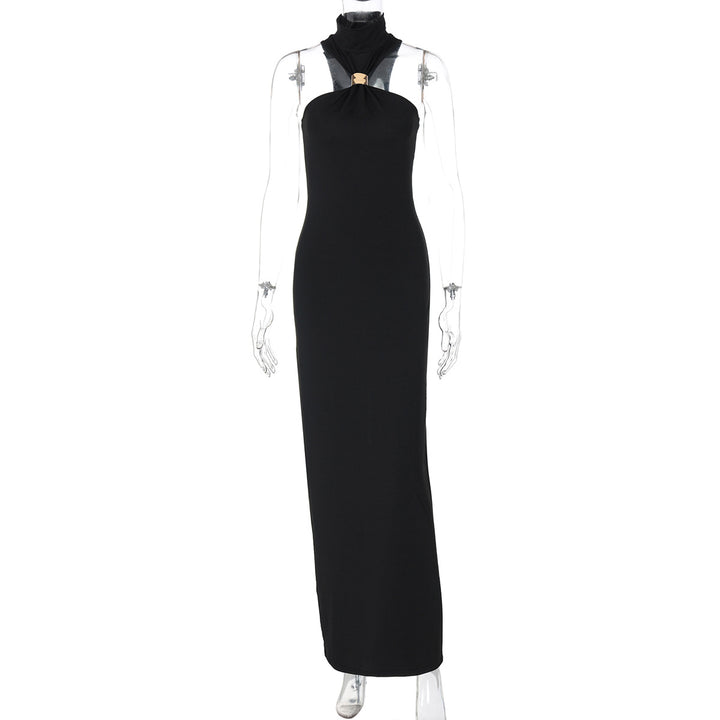 Damen Bodenlanges Abendkleid mit elegantem Halterneck Echo Archiv
