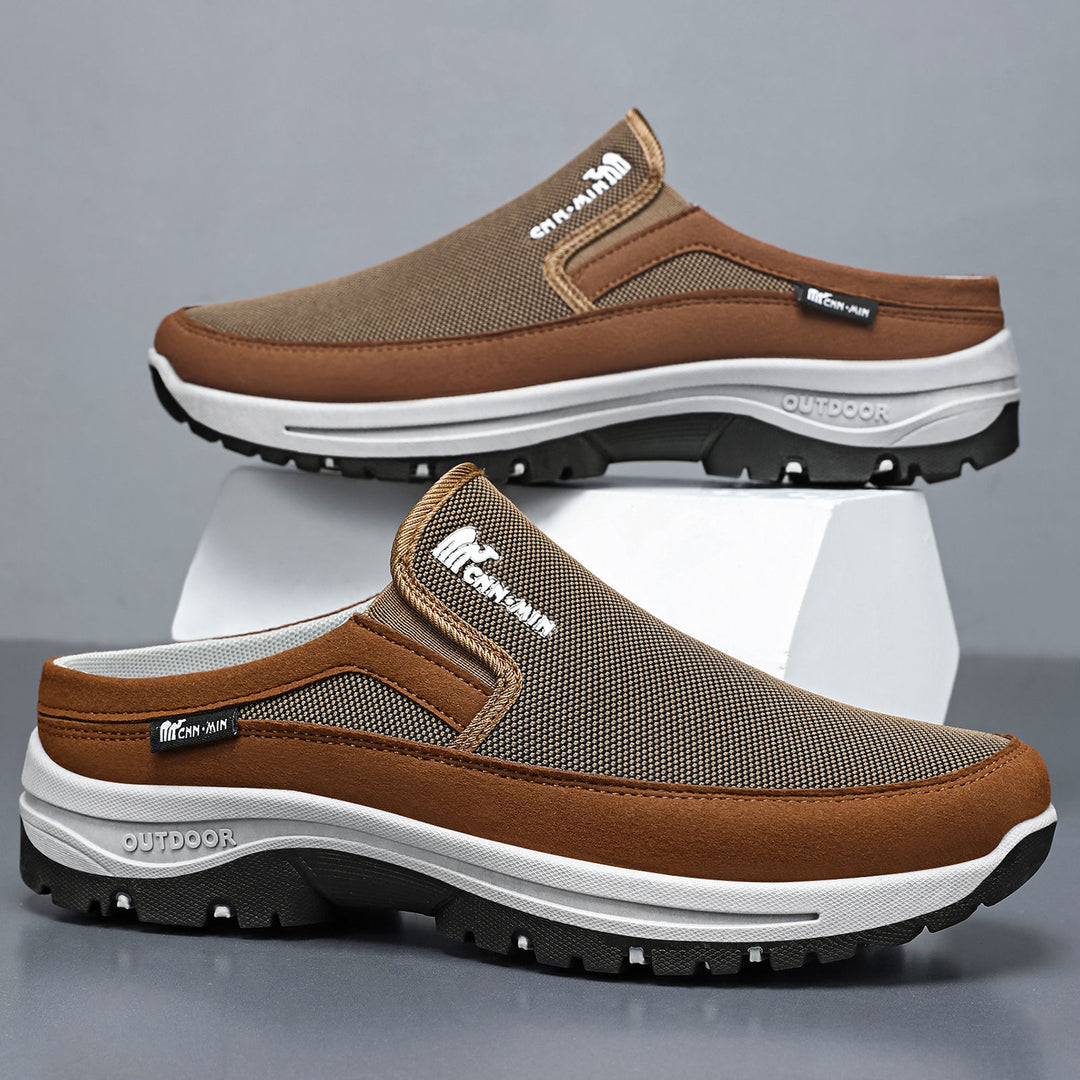 Herren nan atmungsaktiver Outdoor Clog-Slipper mit Memory-Fußbett Echo Archiv
