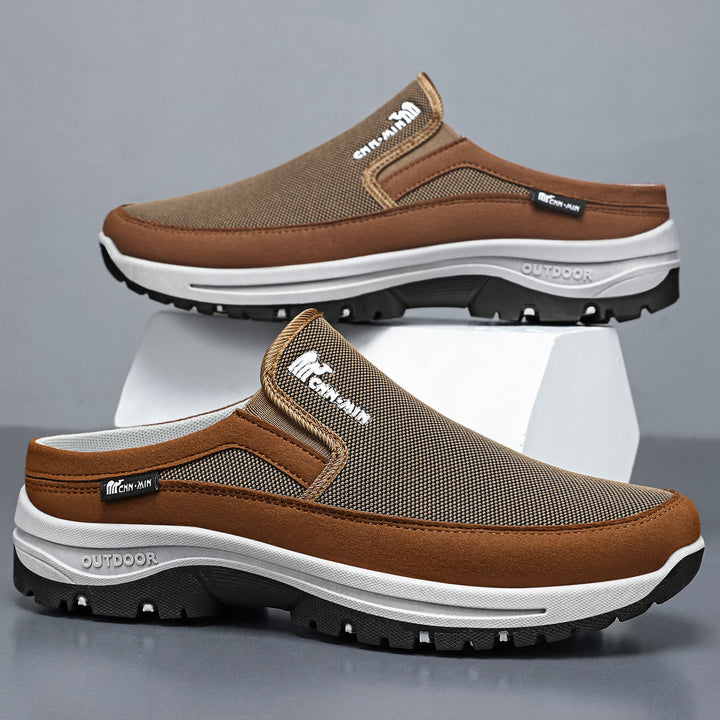 Herren nan atmungsaktiver Outdoor Clog-Slipper mit Memory-Fußbett Echo Archiv
