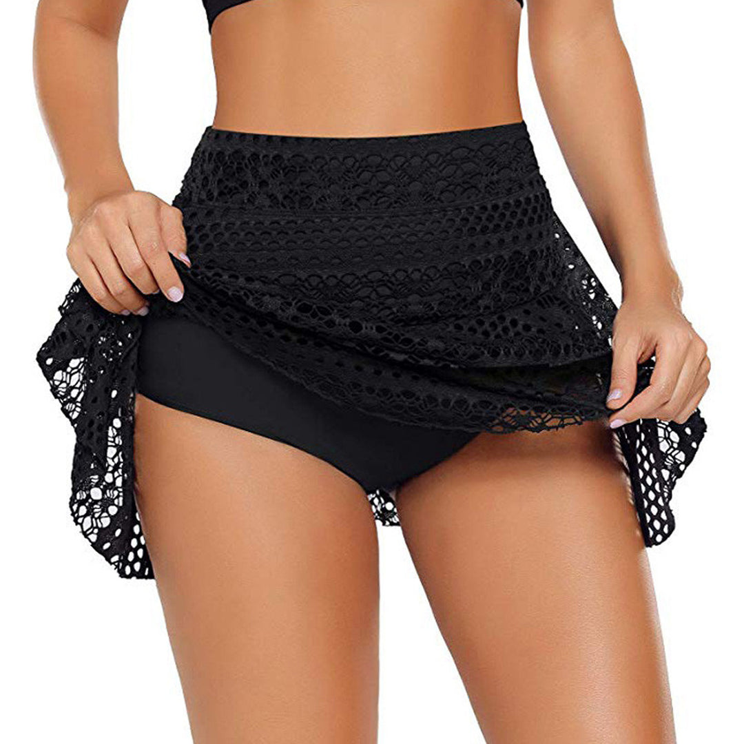 Damen Spitzen-Badesarong mit voluminösem Flatterdesign Echo Archiv