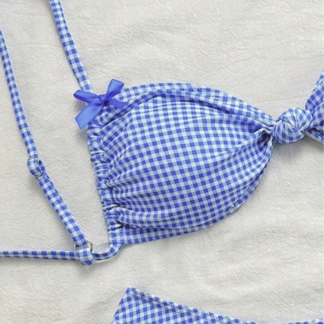 Damen Bikini-Set mit Rüschendetails und verstellbaren Trägern Echo Archiv