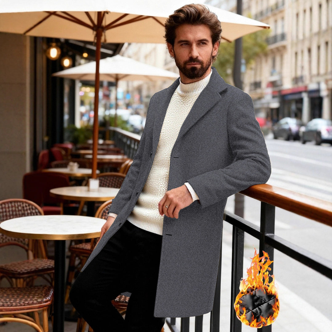 Herren eleganter, klassischer Übergangsblazer Echoarchiv