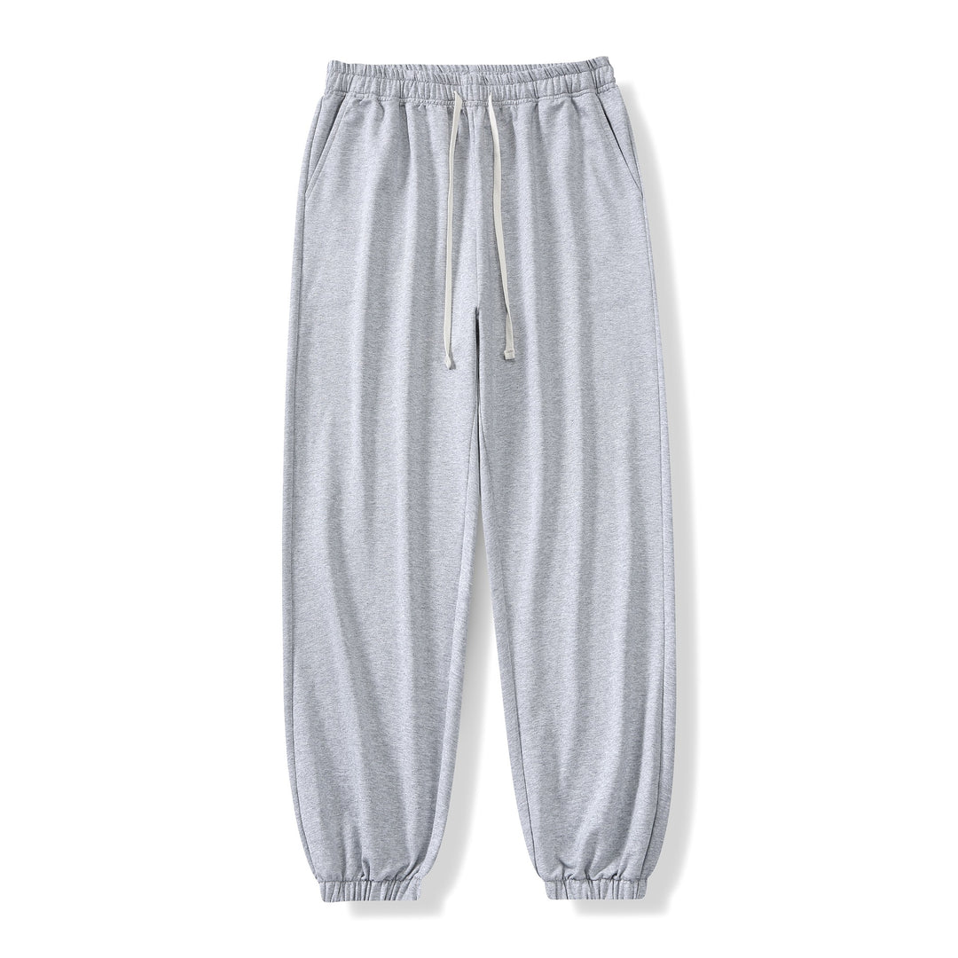 Herren Weite Relax-Jogginghose mit Kordelbund, geradem Beinverlauf & elastischen Bündchen Echoarchiv