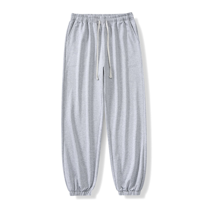 Herren Weite Relax-Jogginghose mit Kordelbund, geradem Beinverlauf & elastischen Bündchen Echoarchiv