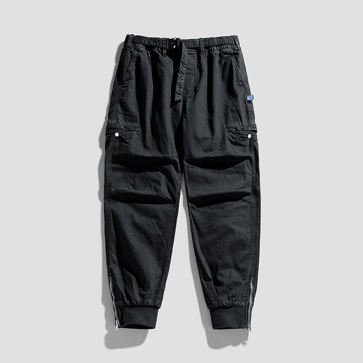 Herren Cargohose im Jogger‑Cut mit Multifunktions‑Taschen, verstärkten Knien und Reißverschlussbündchen Echo Archiv