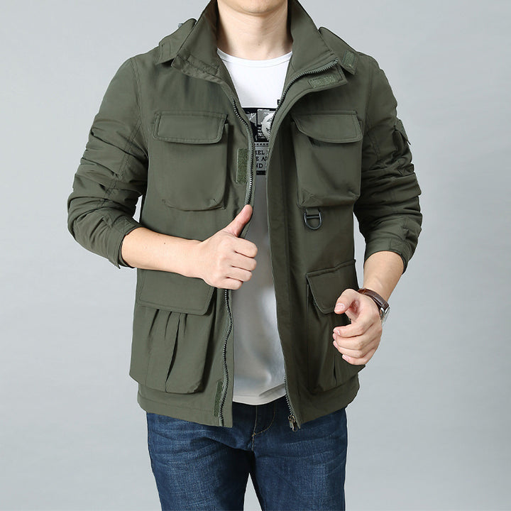 Herren Thermo-Parka mit Teddyfleece-Innenfutter, Kapuze und Multifunktionstaschen Echoarchiv