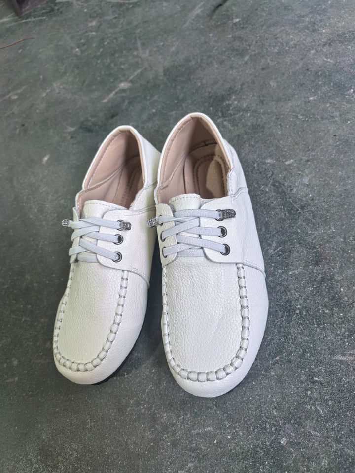 Herren nan klassische Mokassin-Slipper mit elastischer Schnürung und anatomischem Komfortfußbett Echo Archiv
