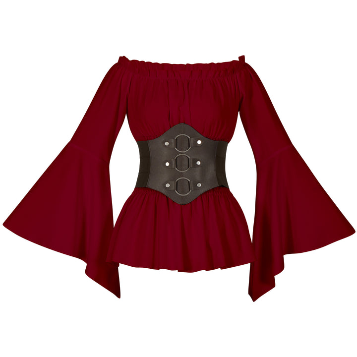 Damen mehrlagiger Chiffon-Maxirock mit hohem elastischem Taillenbund und asymmetrischem Stufenfall – Valéora