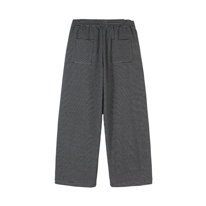 Damen Culotte-Hose mit weitem Bein, hohem Bund und feinem Streifenmuster Echo Archiv