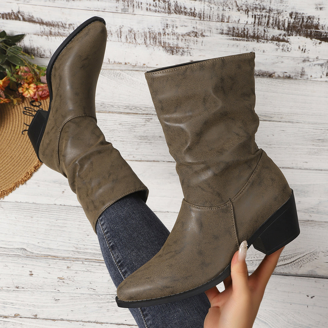Damen Elegante Slouch-Stiefeletten Echo Archiv