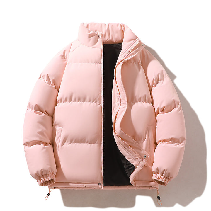 Unisex Wattierte Steppjacke aus Daunenimitat mit hohem Kragen und Kordelzug Echo Archiv