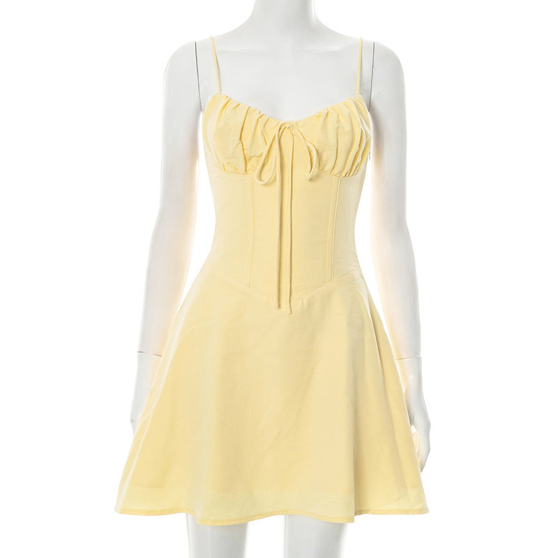 Damen Sommerkleid mit Rüschen-Detail und verspieltem Schnitt Echo Archiv