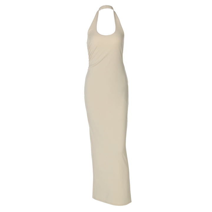 Damen Elegantes Maxikleid mit tiefem Halterneck Echo Archiv