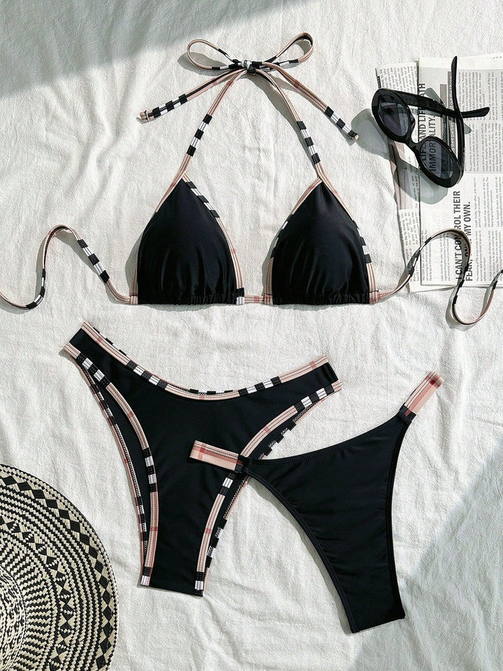 Damen Triangel-Bikini mit Struktur und modischen Akzenten Echo Archiv