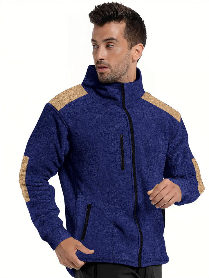 Herren Fleecejacke mit praktischen Reißverschlusstaschen Echoarchiv