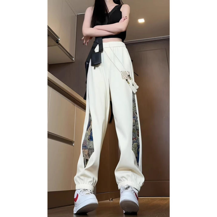 Damen Modische Sporthose mit einzigartigem Seiteneinsatz Echoarchiv