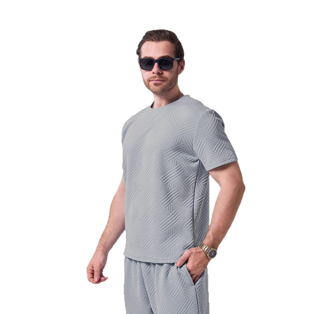 Herren lässiges Premium T-Shirt mit strukturiertem Design und hohem Tragekomfort Echoarchiv