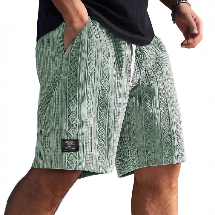 Herren Stilvolle Freizeithosen im lässigen Strickdesign Echoarchiv