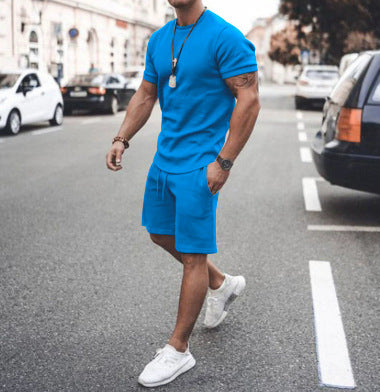Herren lässiges Sportswear-Set aus atmungsaktivem Material Echoarchiv