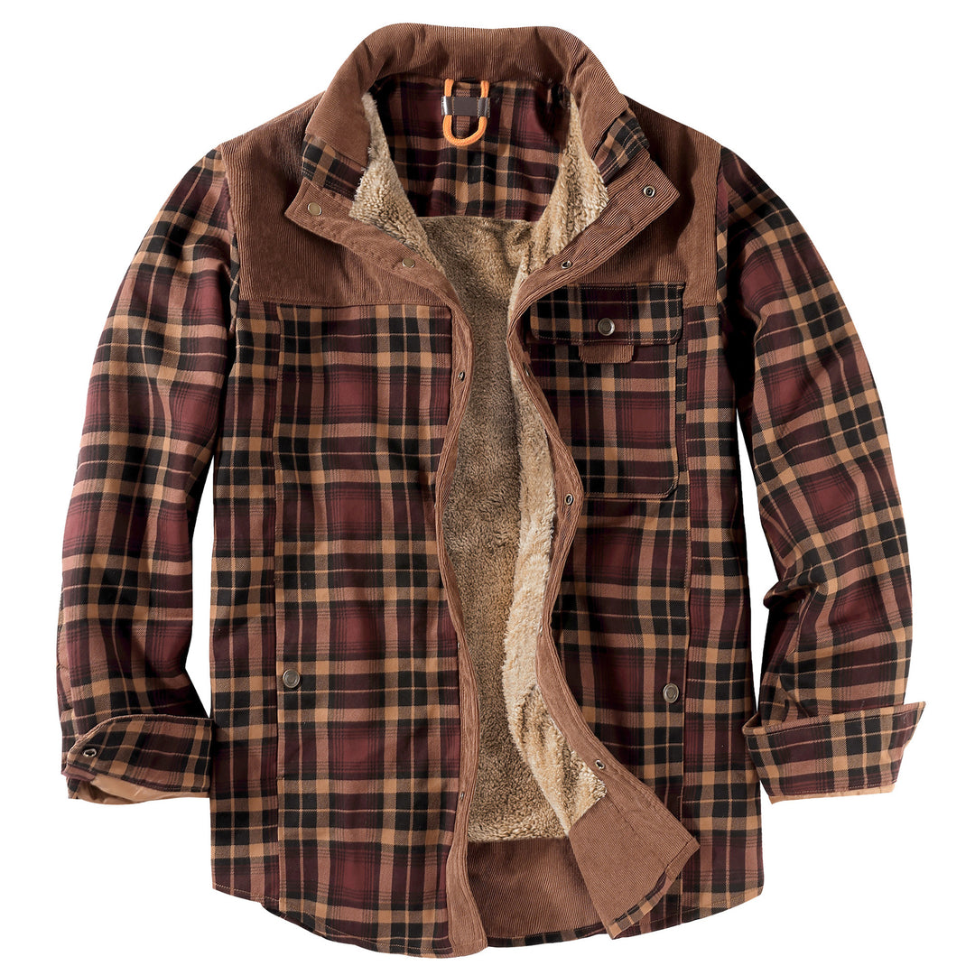 Herren Flanelljacke mit kuscheligem Innenfutter Echoarchiv