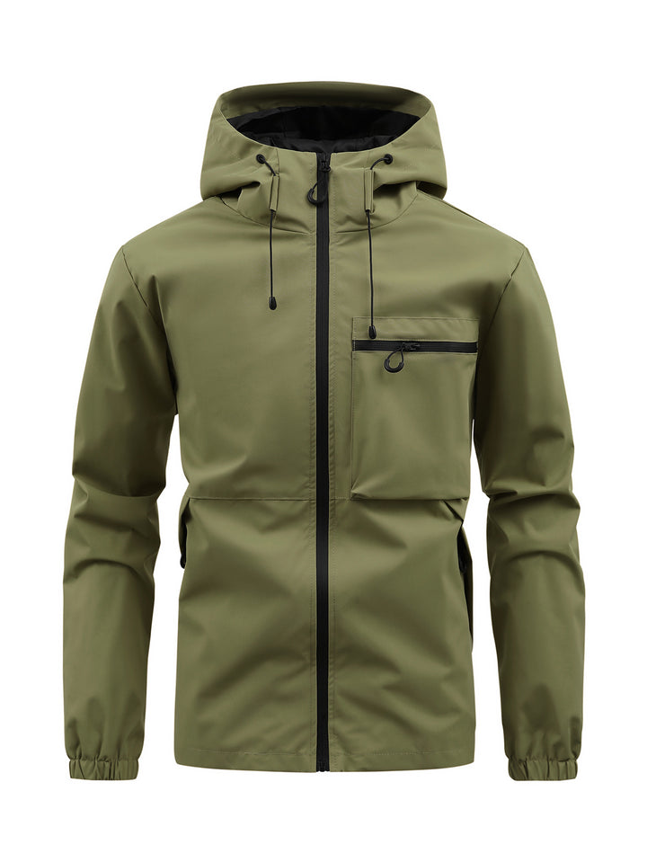 Herren wasserdichte Regenjacke mit atmungsaktivem Futter Echoarchiv