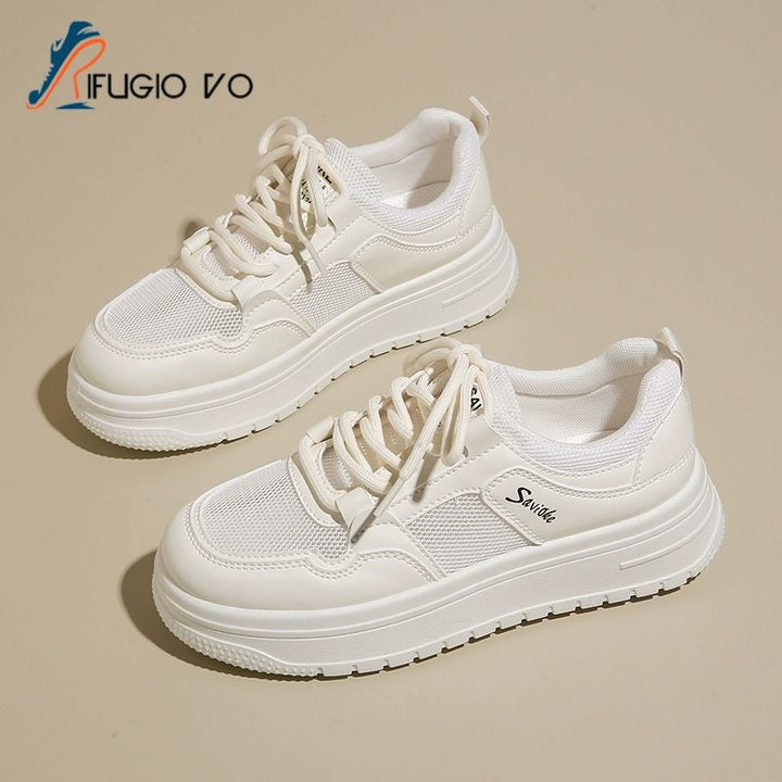 Damen Sportliche Sneaker mit atmungsaktiver Mesh-Oberfläche und dämpfender Sohle Echo Archiv