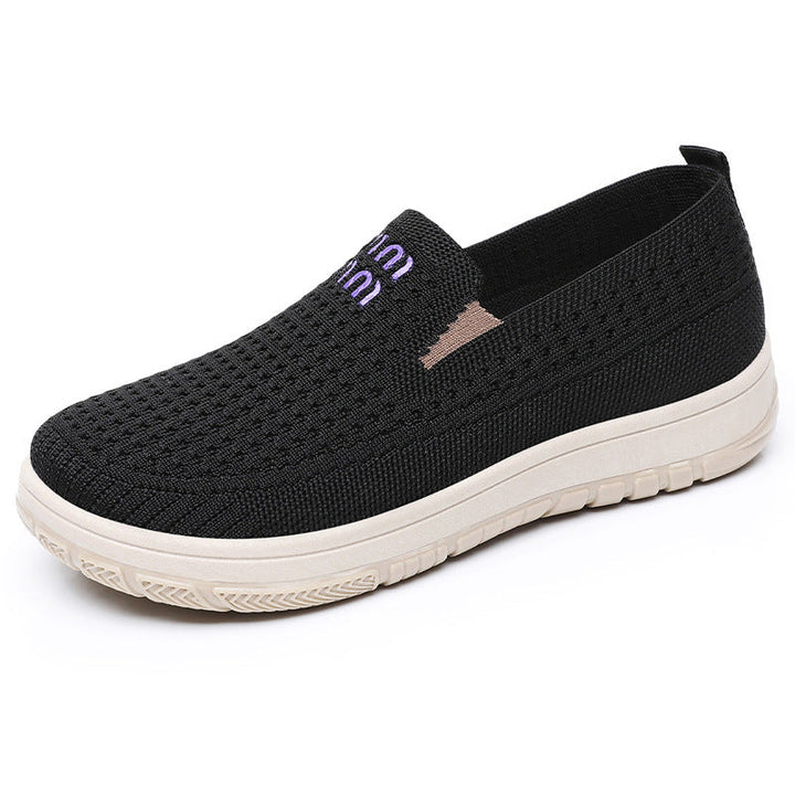 Damen Atmungsaktive Freizeit Slip-On Sneakers mit elastischem Obermaterial Echo Archiv