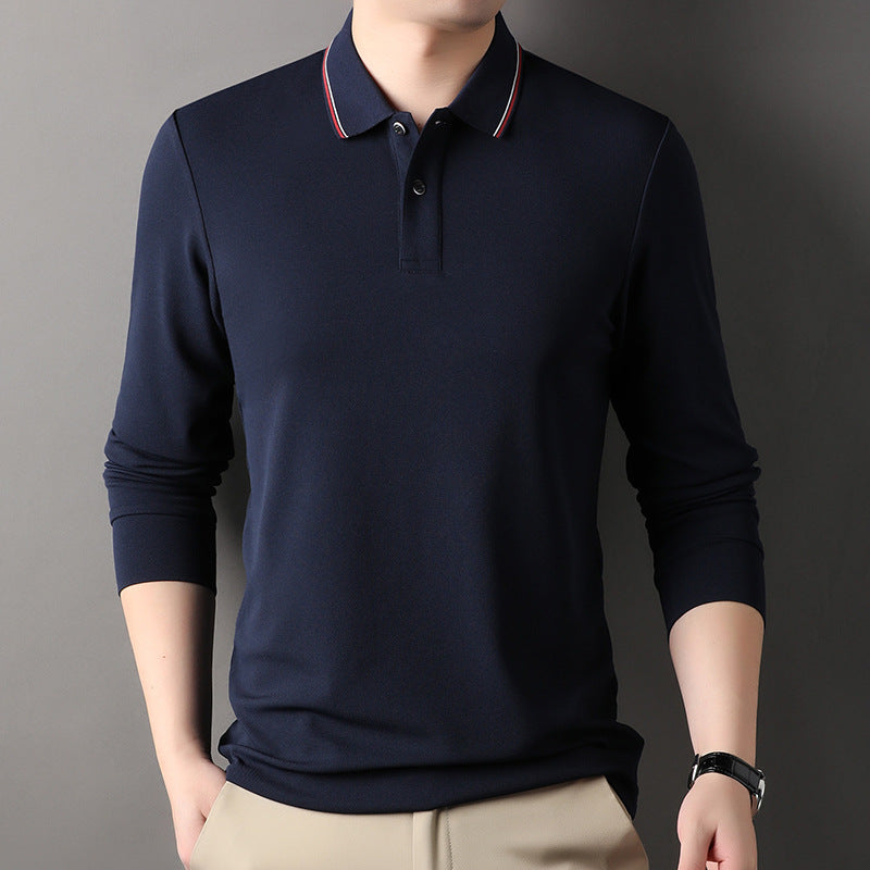 Herren Poloshirt mit atmungsaktiver Piqué-Oberfläche und eleganten Kontrastdetails Echoarchiv