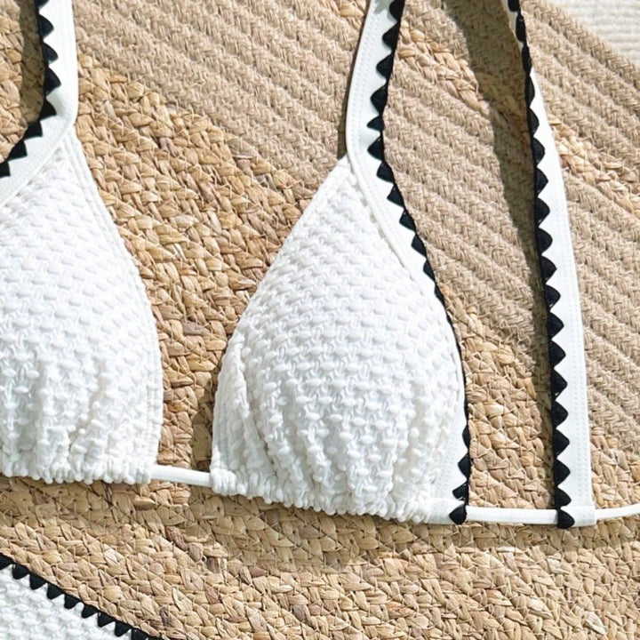 Damen Bikini-Set mit raffinierten Rüschendetails und verstellbaren Trägern Echo Archiv