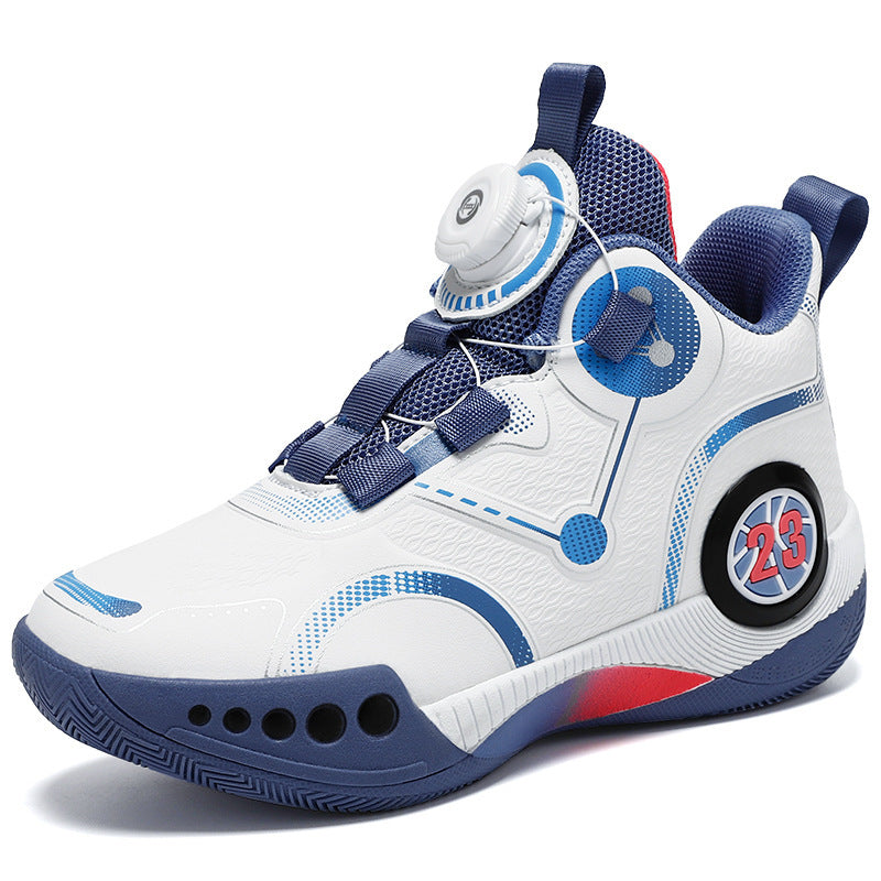 Unisex Futuristische City-Sneaker mit Drehmechanik-Verschluss, gepolsterter Fersenstütze und gedämpfter Wabensohle Echoarchiv