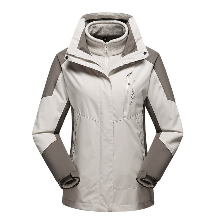 Damen Dreiteilige Softshell‑Funktionsjacke mit herausnehmbarem Fleece‑Innenlayer – Célinea