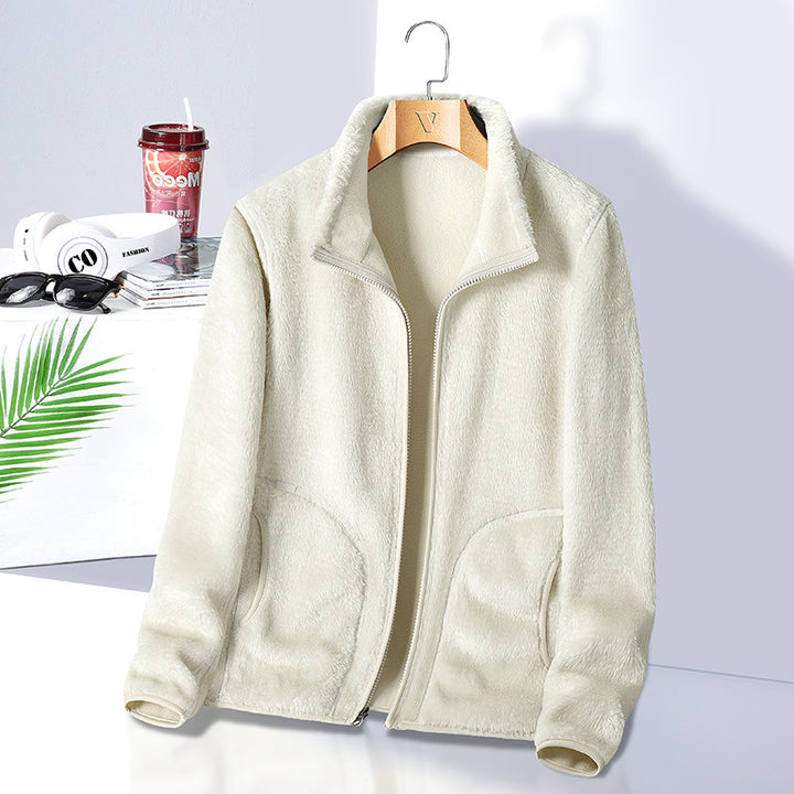 Damen Fleecejacke mit hohem Kragen Echo Archive